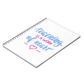 教授はハートの仕事です ノートブック (左側)