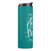 教授はハート|のかわいい句の仕事です タンブラー (回転左)