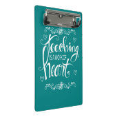 教授はハート|のかわいい句の仕事です ミニクリップボード (アングル)