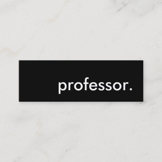 教授 スキニー名刺 (正面)