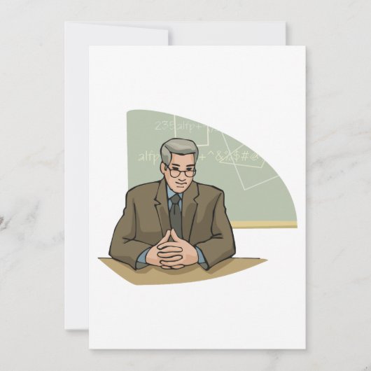 教授 招待状 (正面)