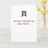 教来会へ！ カード (黄色い花)