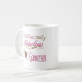 教母のための最も最高のなギフト コーヒーマグカップ (正面左)