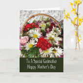 教母のための母の日カード カード (黄色い花)