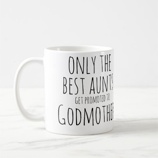 教母の叔母さん コーヒーマグカップ (左)