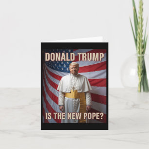 教皇おもしろい&;カトリックのドナルド・トランプ大統領 カード