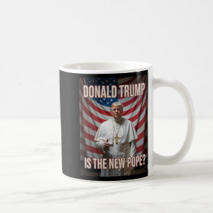 教皇とおもしろいドナルド・トランプ9大統領 コーヒーマグカップ