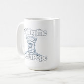 教皇に対する競争を！ コーヒーマグカップ (正面左)