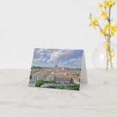 教皇の座席からの挨拶 カード (黄色い花)