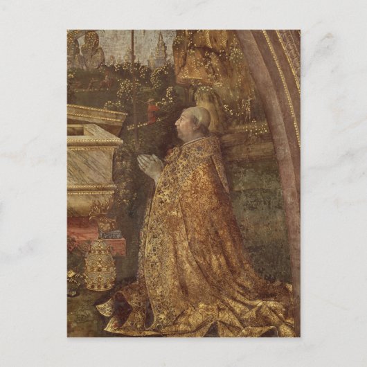 教皇アレクサンデル六世、1492年 ポストカード (正面)