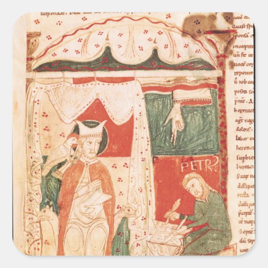 教皇グレゴリ素晴らしー スクエアシール (正面)