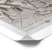 教皇シクストゥス5世(1521-90)は運式に出席する ポスター (角)