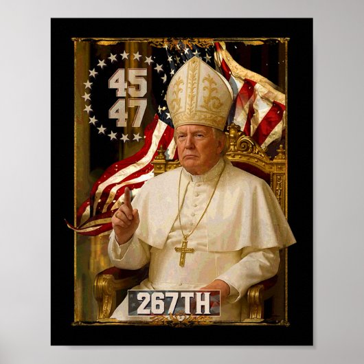 教皇トランプおもしろい大統領 ポスター (正面)