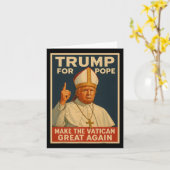 教皇トランプは次の教皇になりたいと思う1 カード (黄色い花)
