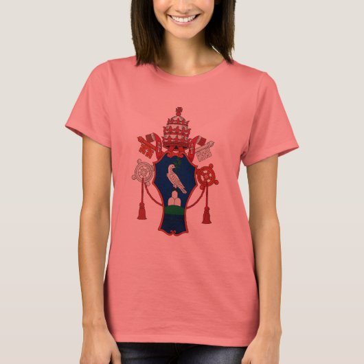 教皇ピウス12世Tシャツ Tシャツ (正面)