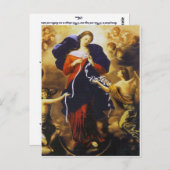 教皇フランシスの祈りの言葉と我々のミスター・オブ・ノット ポストカード (正面/裏面)