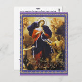 教皇フランシスの祈りの言葉と我々のミスター・オブ・ノット ポストカード (正面/裏面)