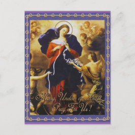 教皇フランシスの祈りの言葉と我々のミスター・オブ・ノット ポストカード