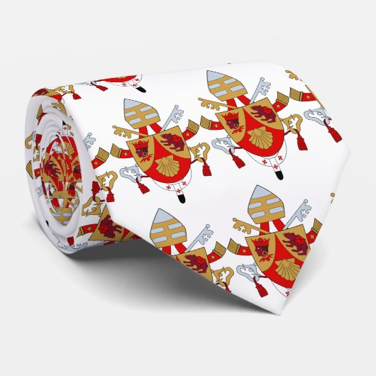 教皇ベネディクト16世の紋章 ネクタイ (ロール)