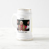 教皇ベネディクト16世 ビールジョッキ (正面左)
