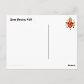 教皇ベネディクト16世 ポストカード (裏面)