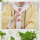 教皇ベネディクト16世Tシャツ キッチンタオル (折り畳み)