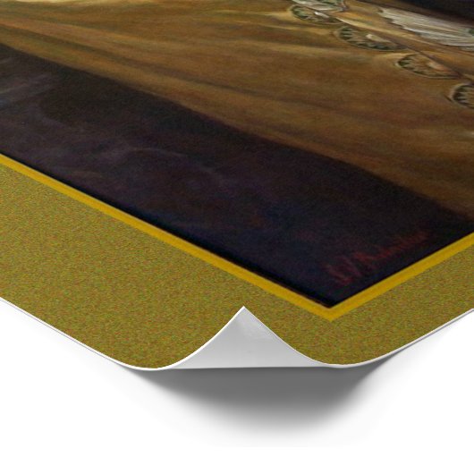 教皇ベネディクト17公式バチカンポートレート ポスター (角)