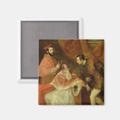 教皇ポール3世とその甥， 1545 マグネット (正面/裏面)