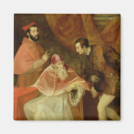 教皇ポール3世とその甥， 1545 マグネット (正面)