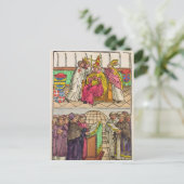 教皇マーティンVは教皇に据え付けられる ポストカード (スタンド正面)