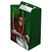 教皇ユリウス二世のポートレート（ラファエル著） ミディアムペーパーバッグ (裏面アングル)