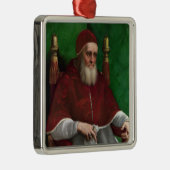 教皇ユリウス二世のポートレート(ラファエル著) メタルオーナメント (右)
