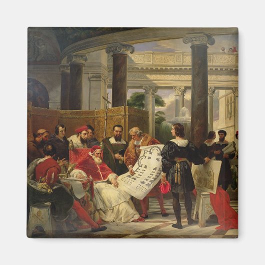 教皇ユリウス二世ブラマンテを注文 マグネット (正面)