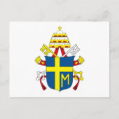 教皇ヨハネ・パウロ二世のはがき ポストカード (正面)