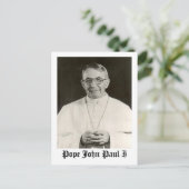 教皇ヨハネ・パウロ1世 ポストカード (スタンド正面)