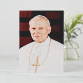 教皇ヨハネ・パウロ2世 招待状 (スタンド正面)