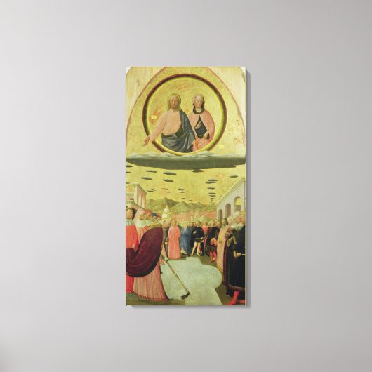 教皇リベリウス大聖堂の創設 キャンバスプリント (正面)