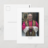 教皇レオ十四世ロバート・フランシス・プレヴォスト ポストカード (正面/裏面)