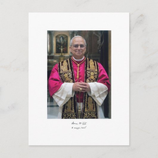 教皇レオ十四世ロバート・フランシス・プレヴォスト ポストカード (正面)