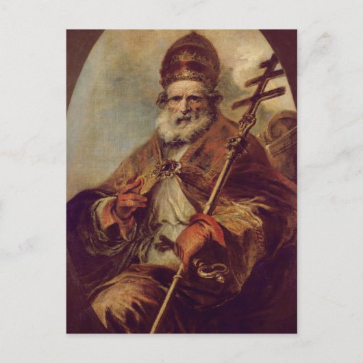 教皇レオ1世 ポストカード (正面)