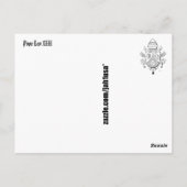 教皇レオ13世 ポストカード (裏面)