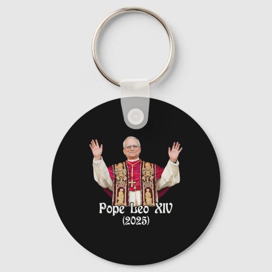 教皇レオ14世の祝福2025 キーホルダー (正面)