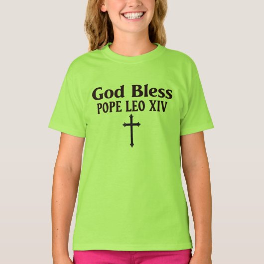 教皇レオ14世の祝福 Tシャツ (正面)