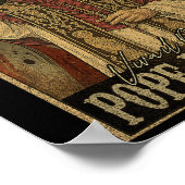 教皇レオ14世アメリカ初の教皇アメリカ国旗Vin ポスター (角)