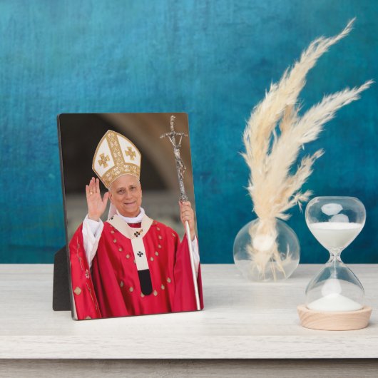 教皇レオ14世ペンテコスト2025年の日曜日 フォトプラーク (側面)