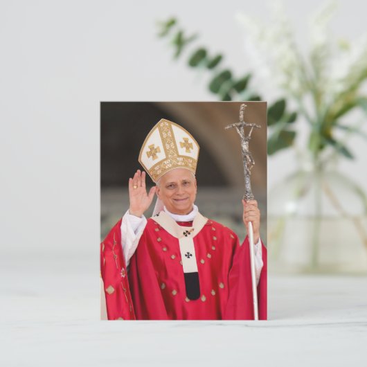 教皇レオ14世ペンテコスト2025年の日曜日 ポストカード (スタンド正面)