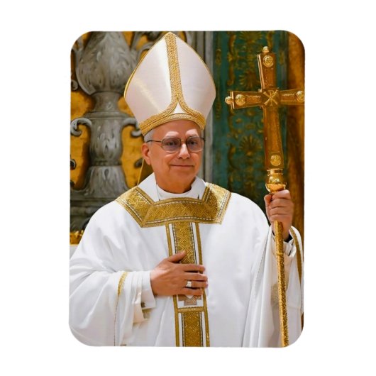 教皇レオ14世マスシスティンチャペル マグネット (縦)