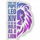 教皇レオ14世リオン祈スはっきりした・カトリック シール (正面)