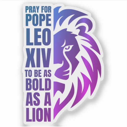 教皇レオ14世リオン祈スはっきりした・カトリック シール (正面)