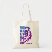 教皇レオ14世リオン祈スはっきりした・カトリック トートバッグ (正面)